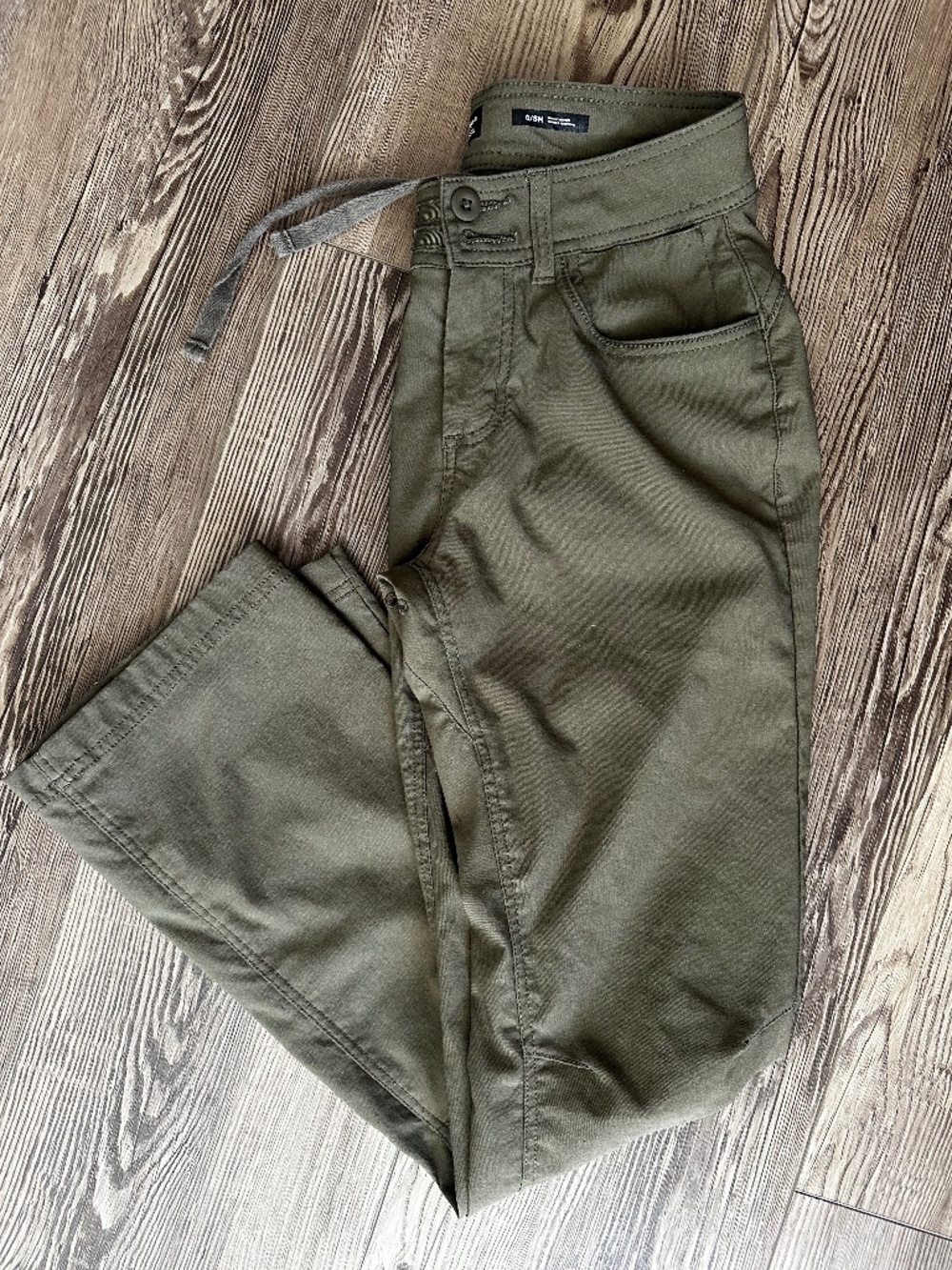 Prana Olive Green Bootcut Pants